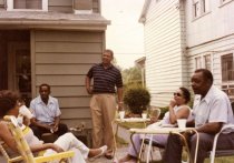 Cookout at Laws house, c1975